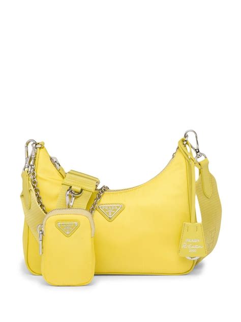 sacoche prada jaune|prada bag re edition.